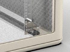 Mätning av typiska fläktljud från aktiv utrustning (från 1 m avstånd) Öppen förvaring: 55 dba F1 standard: 50 dba F1 SR: 42 dba* * Som referens är normala nivåer av bakgrundsljud på ett kontor ca 40