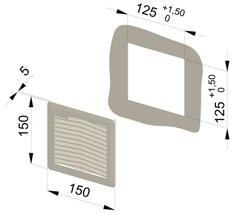 3 /h (70% av max) -10 70 C 40 db TEKNISK INFORMATION FPMH, SVART Ytbehandling, strukturlack svart RAL 9005.