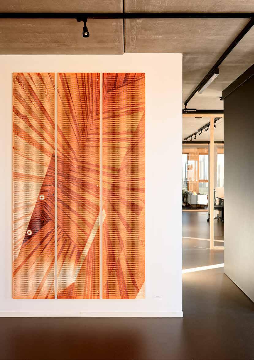 Atelier d Architectures LA GRANGE, office, Belgium, Adit with print. Crédit photo : www.objectif-instant.