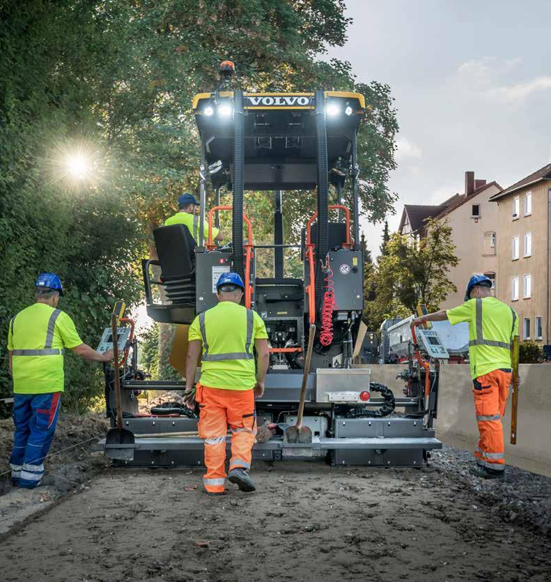 Gjord för staden Låga buller- och utsläppsnivåer gör P2870D ABG till det perfekta valet för arbete i stadskärnor.