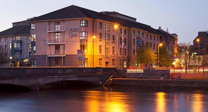 Irland 2% 3 hotell 1% 445 rum 3% av Jurys