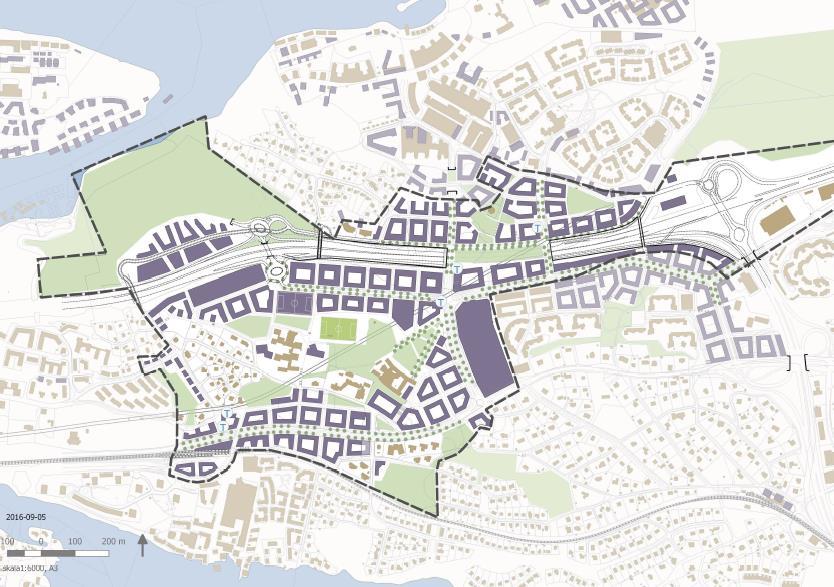 STARTPROMEMORIA 4 (10) Den utvecklade strukturplanen utgår från översiktsplanen. Kommunstyrelsen beslutade i maj 2015, att strukturplanen ska vara utgångspunkt för den fortsatta stadsutvecklingen.