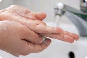 Handhygien Tvål och vatten