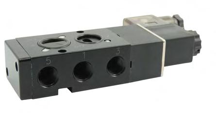Port 4 Port 2 Port 5 Port 1 Port 3 Figure 1 Figure 2 Port 1 is the supply port and ports 3 and 5 are the exhaust ports (Figure 2).