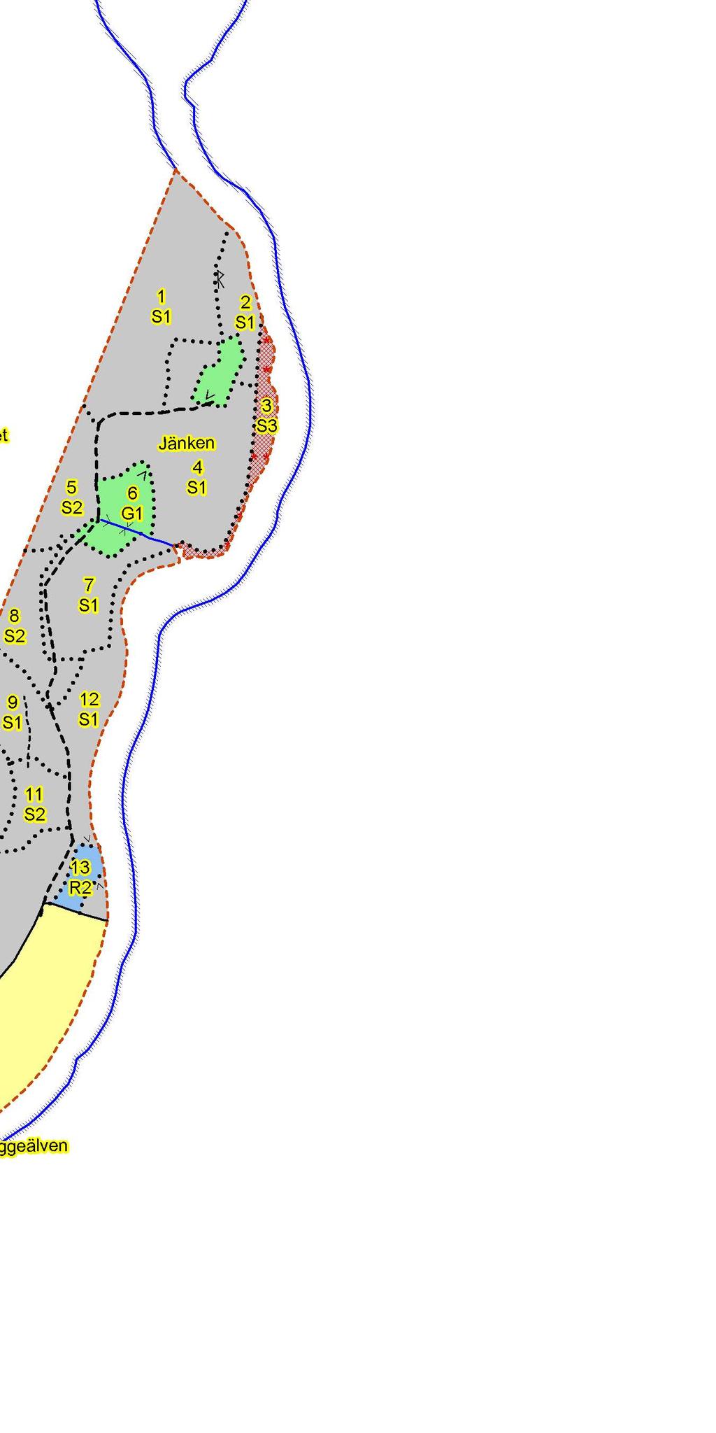 Huggningsklass Kalmark/föryngring Röjningsskog