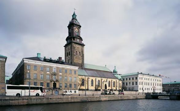 Byggnadsbeskrivning och historik Christinae kyrka (Tyska kyrkan) invigdes 1648 och ersatte ett träkapell på samma plats.