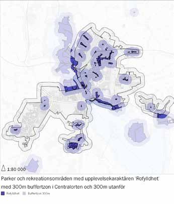 Strategi 8 Att ha närhet till rogivande och avkopplande gröna miljöer för alla samt kunna få utöva fysiska aktiviteter i gröna miljöer.