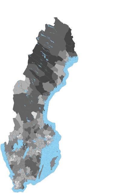 22 Nedan redovisas vårdkonsumtionen inom akutsjukvård och geriatrik (går ej att särredovisa geriatrik och akutsjukvård pga olika organisation i landet).