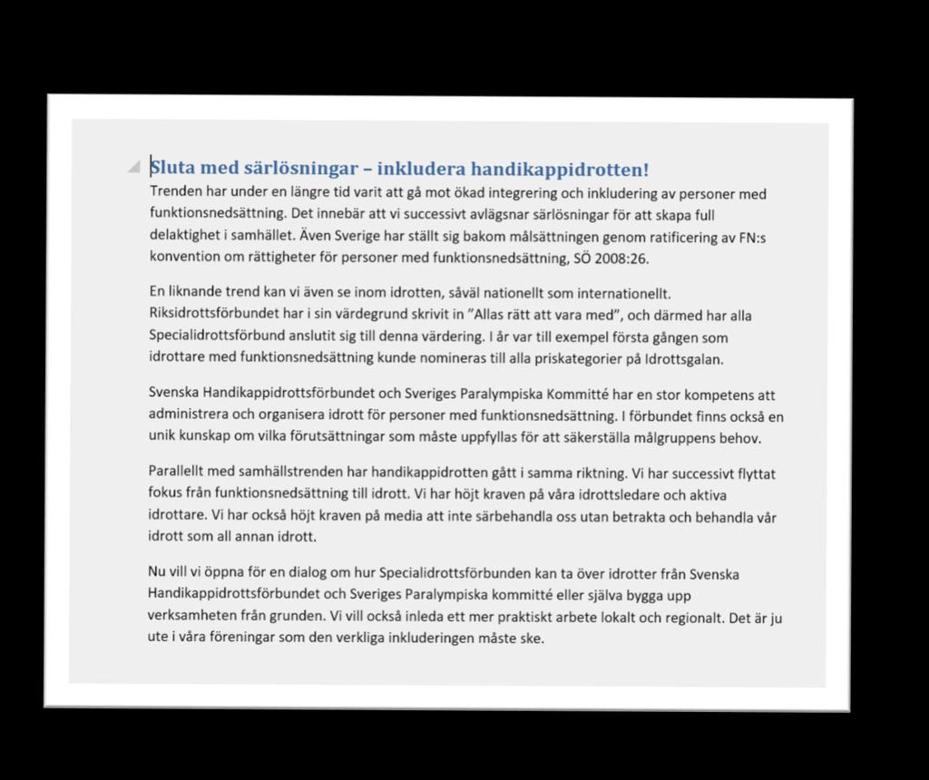Inkludering kräver en ny organisation av