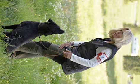 Berit Gjøtterud, Norge med labradoren;- Huntingmate Femme s Brana 3.Anneli Jansson, Lidingö med Searover Twinkle Finest Star 4.Peder Carlsson, Hammarö med Ringlets Heather 5.
