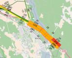 E18, +3000 fordon (25%). Ingen förklaring har hittats.