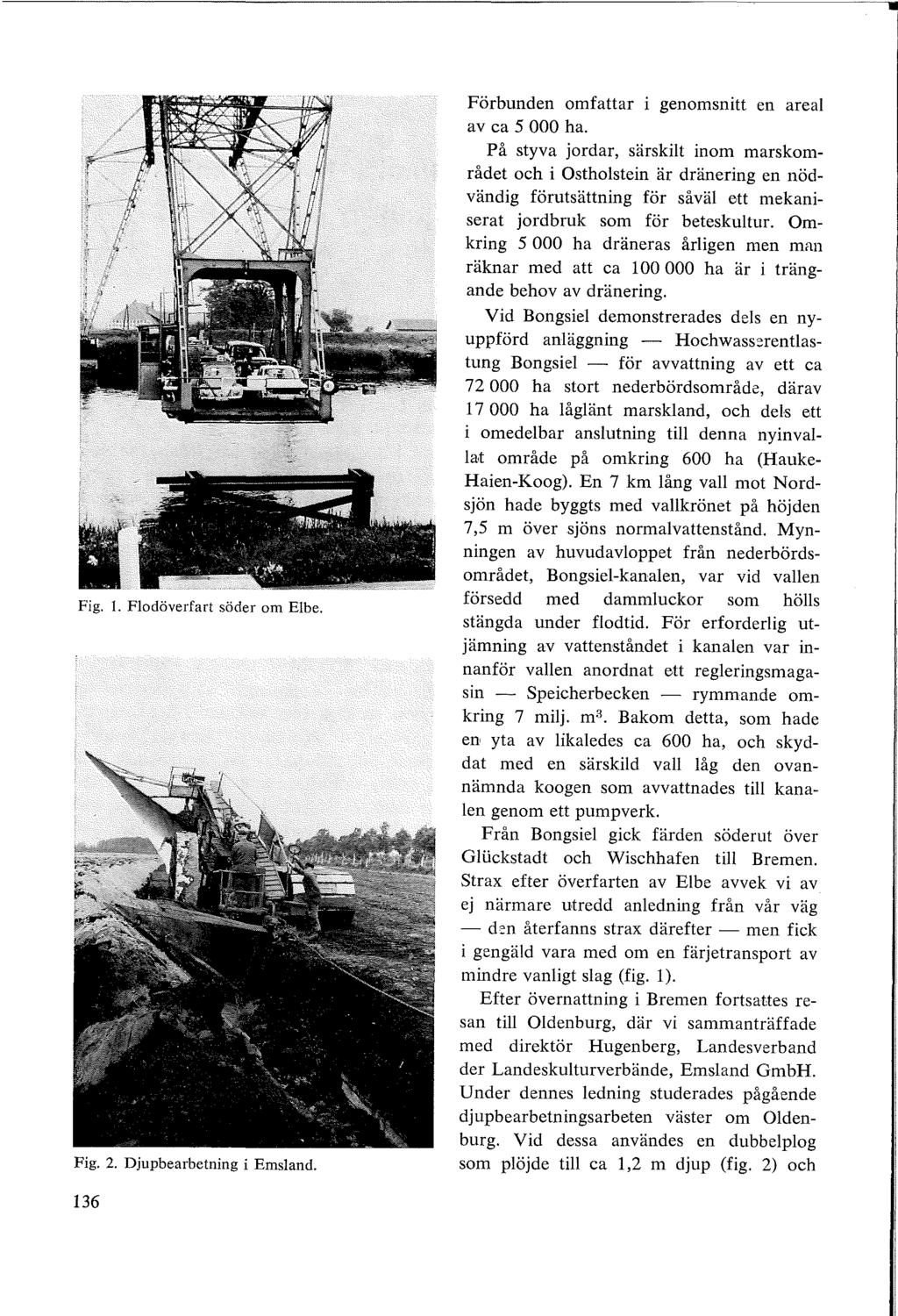 ---------------------------------------------------------------------------------------~ Fig. l. Flodöverfart söder om Elbe. Fig. 2. Djupbearbetning i Emsland.
