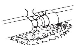 Schakt 10.201 Mått Powerpipes fjärrvärmerör läggs direkt på den preparerade ledningbädden (2). Rekommenderad typsektion av schakt visas i figuren till höger.
