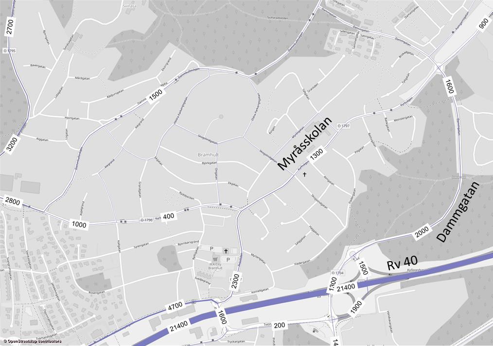 5.3 Påverkan på vägnätet I samband med framtagande av Borås översiktsplan har en trafikprognos tagits fram som sträcker sig till år 2040.