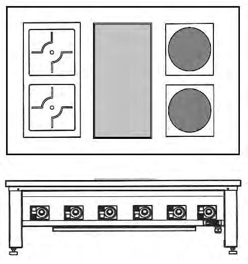 25 10.2. Mått tabell Gäller FSI Spisarna Illustrationer på föregående sida, måttuppgifter i mm.