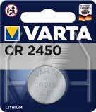 VARTA CR123A Benämning/dimension 5018LC CR123A (CR17345) Prestanda Minimum 1400 mah Användningsområde Kameror 27246 6205301401 Ø 17 x 34,5 Nyhet 12,99 VARTA V28PXL Benämning/dimension 1406LC 2CR1/3N