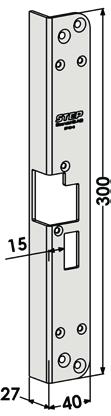 Montagestolpar och tillbehör till STEP 18 Secure Vinklade montagestolpar i rostfritt stål till STEP 18