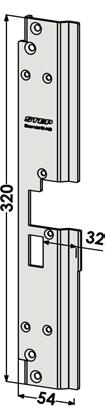 320x61 37 mm ST199-A Plan stolpe