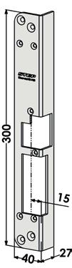 Montagestolpar och tillbehör till STEP 28E Secure Vinklade montagestolpar i rostfritt stål till STEP 28E Secure