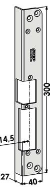 Artikelnr. Benämning Mått Plösmått ST283-A Plan stolpe vänster, för hakregellås för Connect/Modul.