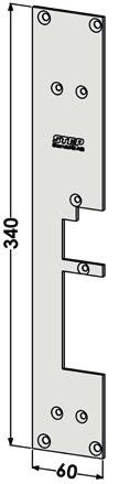 Passar Connect/Modul. 300x37 ST2802-A Plan stolpe vänster för Wicstyle 75 Evo.