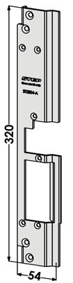 Passar Connect/Modul. 320x54 ST287-A Plan stolpe vänster avsedd för Sapa 2074.