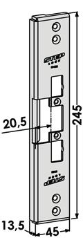 245x42 16 mm ST4087-23 ST4090 ST4092 Montagestolpar i rostfritt stål anpassade