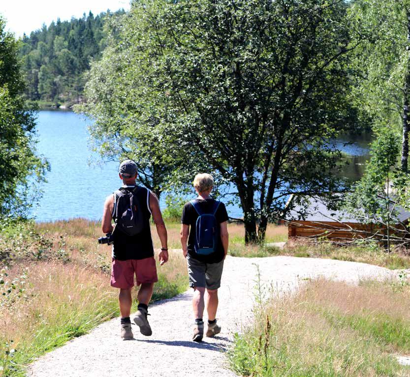 The area is steeped in history with historical sites such as Stenhed, Lökeberg, and Bohusleden hiking trail Bohusleden is a hiking trail with its 370 kilometers stretching from Lindome in the south