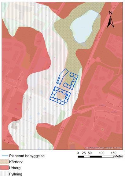 Grundvatten Områdets berg- och jordförhållanden redovisas i figur 6.