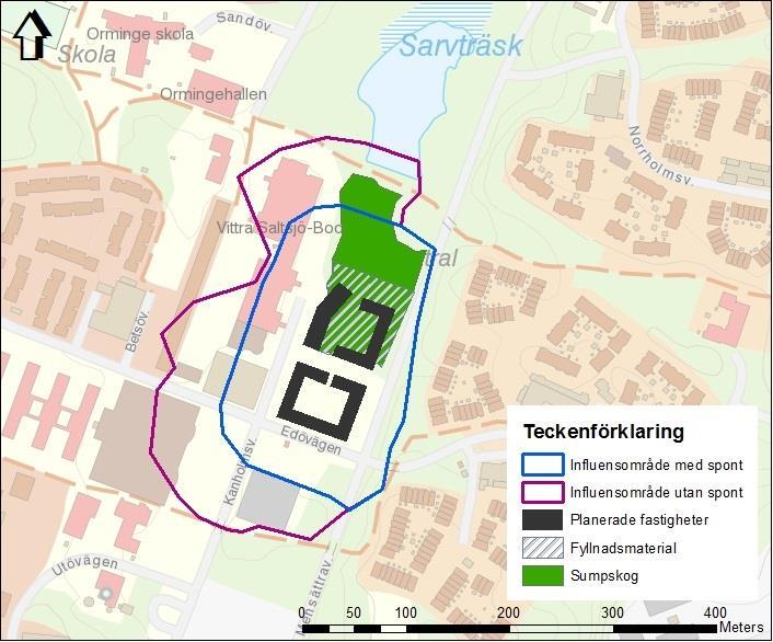 byggnaders grundläggning kommer utföras under grundvattennivån.