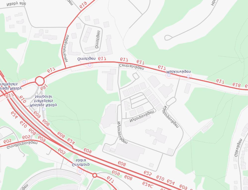 6 KOLLEKTIVTRAFIK Figur 6-1 passerande busslinjer och hållplatser. Det tar ca 2 minuter att gå från busshållplatsen Maskinvägen till skolan.