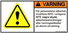 0 D Danger, Keep Hand & Feet Clear 00.
