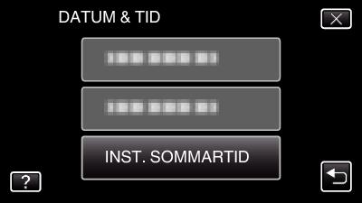SOMMARTID. 5 Välj vilket område du reser till och tryck på SPARA. 5 Tryck på PÅ.