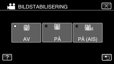 Inspelning 0 När VIDR. PRIO. AE/AF ställts in ställs FOKUS automatiskt in till AUTO. 0 Tryck på önskad position (ansikte/färg/område) igen för att avbryta inställningen.