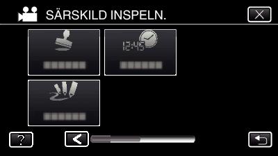 0 En timer visas och nedräkningen till när bilden tas startar. 0 För att stoppa timern trycker man på START/STOP-knappen igen.