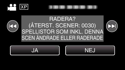 Redigering Radera filer som du inte vill ha Radera videor och stillbilder som du inte vill ha när inspelningsmedia börjar bli fullt. Detta gör att man får mer fritt utrymme i inspelningsmediet.