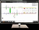 WideQuick SCADA Panel har möjlighet att kommunicera och utbyta information med övriga WideQuick