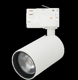 Linser och två varianter av bländskydd kan beställas som tillbehör. Mått spotlightdel: Ø78x130 mm.