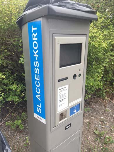INFARTSPARKERING I TAPPSTRÖM 17 Det är ett system som har en initial kostnad, men som kräver lite administration, är billig i drift och enkel att sprida till andra parkeringar.