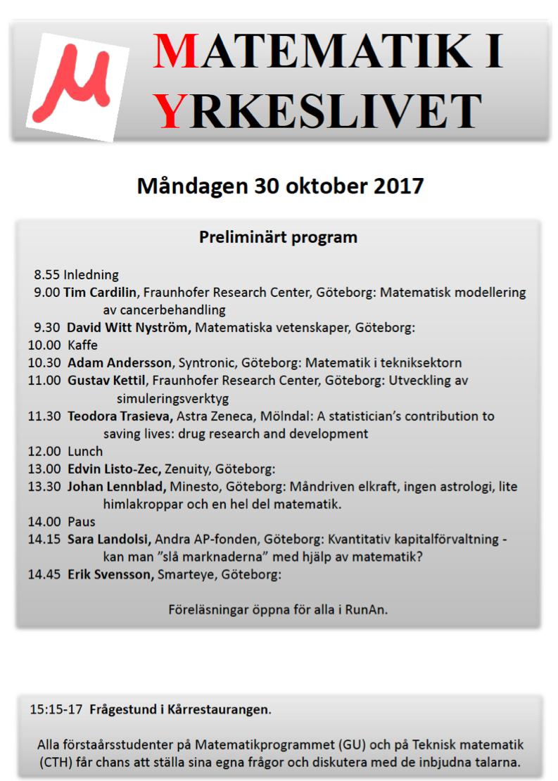 Utgångspunkter My-dagens föreläsningar Utnyttja frågestunden?