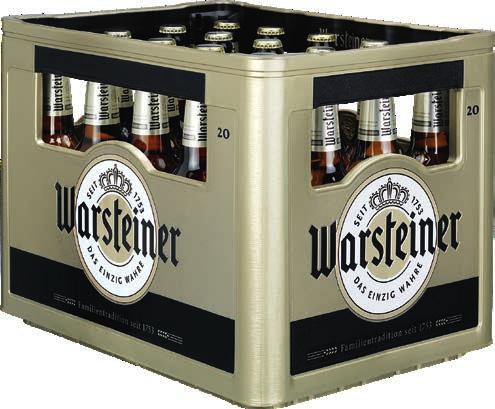 1-l-PET-Flaschen* je Kiste