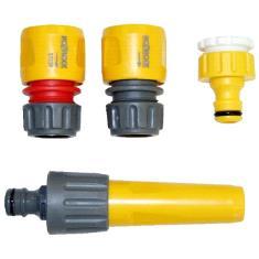 2171833 2171833 Plast 5010646006262 St 1 1 SB L Stavsprinkler Reglerbart sprayhuvud med sju sprutmönster: Jetstråle, kona, snabbfyllning, flat spraystråle, dimspray, fin strilspray och luftad