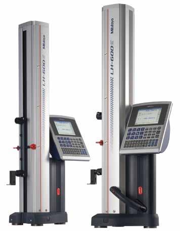 0,6 L / 600) µm L = Mätlängd (mm) Mätsträcka: 600 mm TFT LCD-display (färg): Lättanvänd kontrollpanel med menystyrning i displayen. GO / ±NG-utvärdering. Pneumatisk drivmekanism.