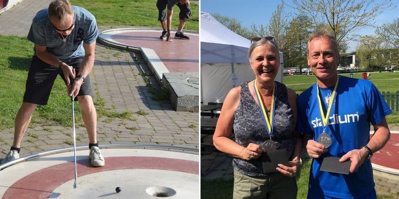 Stilstudie Gunilla och Peter Postmilen firade 30 år med start och mål vid Arken! Eftersom det var den 30:e milen så var det lite extra festligt.