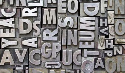 TYPOGRAFI Typografin är en viktig komponent i det helhetsintryck vi gör.