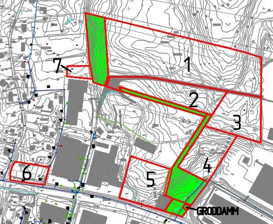 4.3 DAGVATTENFLÖDEN EFTER GENOMFÖRANDE AV PLAN Även efter genomförande av plan innebär områdets topografi och utformning att dagvattnet kommer att avledas åt olika håll.