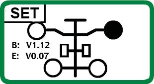 - - Välj önskad rotorenhet - Tangent (-) för reducering av arbetsbredden (vid de bakre rotorenheternas reducering ö p p n a s d e s s u t o m transportförreglingsluckorna).
