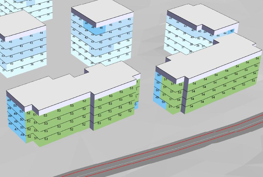 Risker och störningar Trafikbuller En trafikbullerutredning är framtagen av Tyréns AB (2018-10-04).