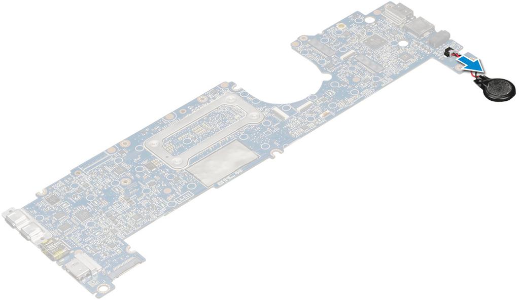 i j k Kåpan SIM-korthållare Micro SD OBS: Så här installerar du båda korten i förekommande fall. 10 Anslut kablarna: 11 Följ anvisningarna i När du har arbetat inuti datorn.