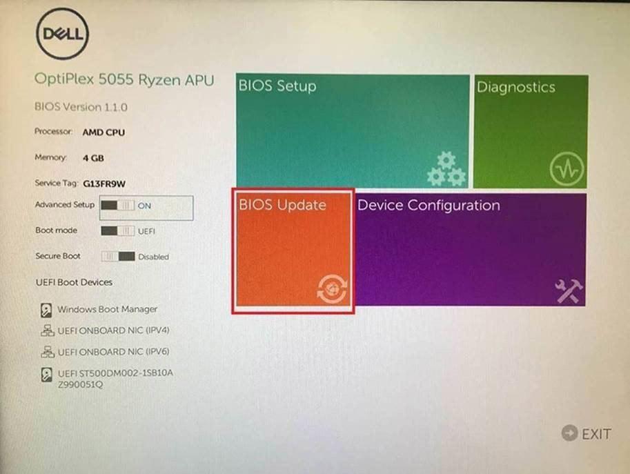 Uppdatera Dell BIOS i Linux- och Ubuntu-miljöer Om du vill uppdatera systemets BIOS i en Linux-miljö, som till exempel Ubuntu, se http://www.dell.com/support/article/sln171755.